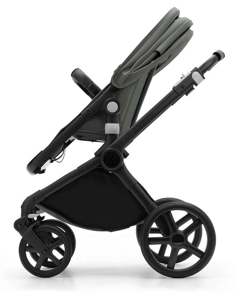 Коляска Bugaboo Fox Cub Complete 2 в 1 Black/Forest Green-Forest Green