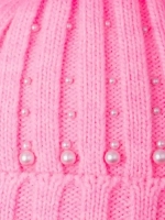 Шапка для девочки зимняя вязаная и шарф