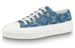 LOUIS VUITTON Lv Stellar Low Top Denim Blue Women"s