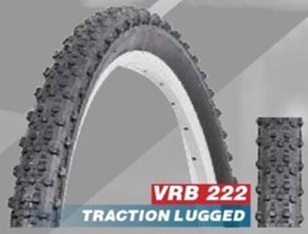 Велопокрышка VEE 26" модель VRB222 "TRACTION LUGGED" серия MTB 26x2.10 (53-559) BK