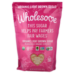 Wholesome Sweeteners, органический светлый коричневый сахар, 680 г (24 унции)