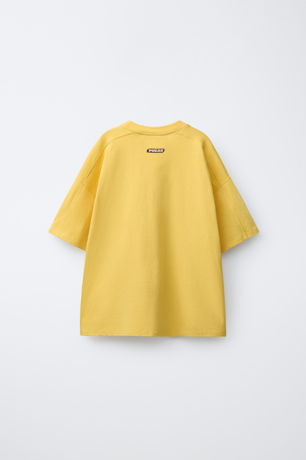 ZARA X PUKAS ФУТБОЛКА PUKAS SURF С НАДПИСЬЮ, ЖЕЛТЫЙ