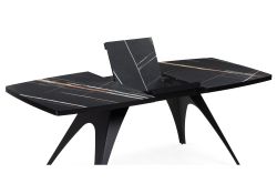 Деревянный стол Лардж 160(205)х90х76 sahara noir / черный