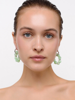 Серьги "Wheel" light green