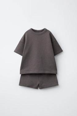 ZARA БАЗОВЫЙ КОМПЛЕКТ, СЕРО-КОРИЧНЕВЫЙ