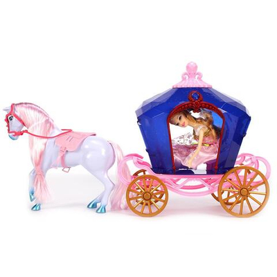 Карета с лошадью и куклой, коробка BYL3306-2