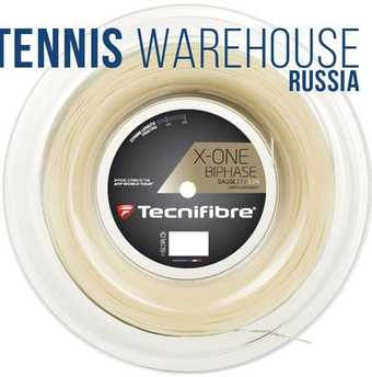 Теннисные струны Tecnifibre X One Biphase (200 m) - натуральные