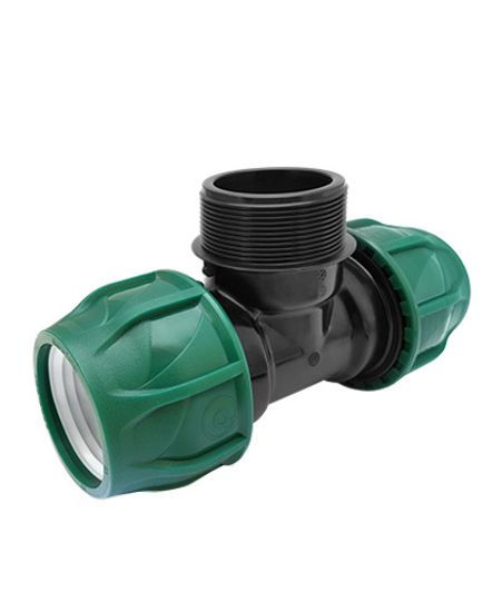 Тройник НР 40х1 1/2х40 ПНД