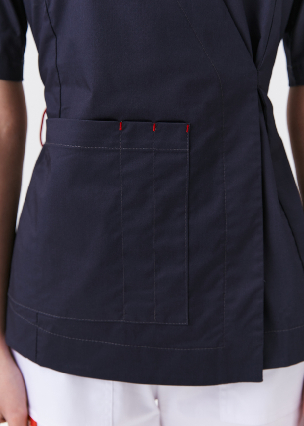 Топ с запахом медицинский женский Йошо, ртуть хлопок