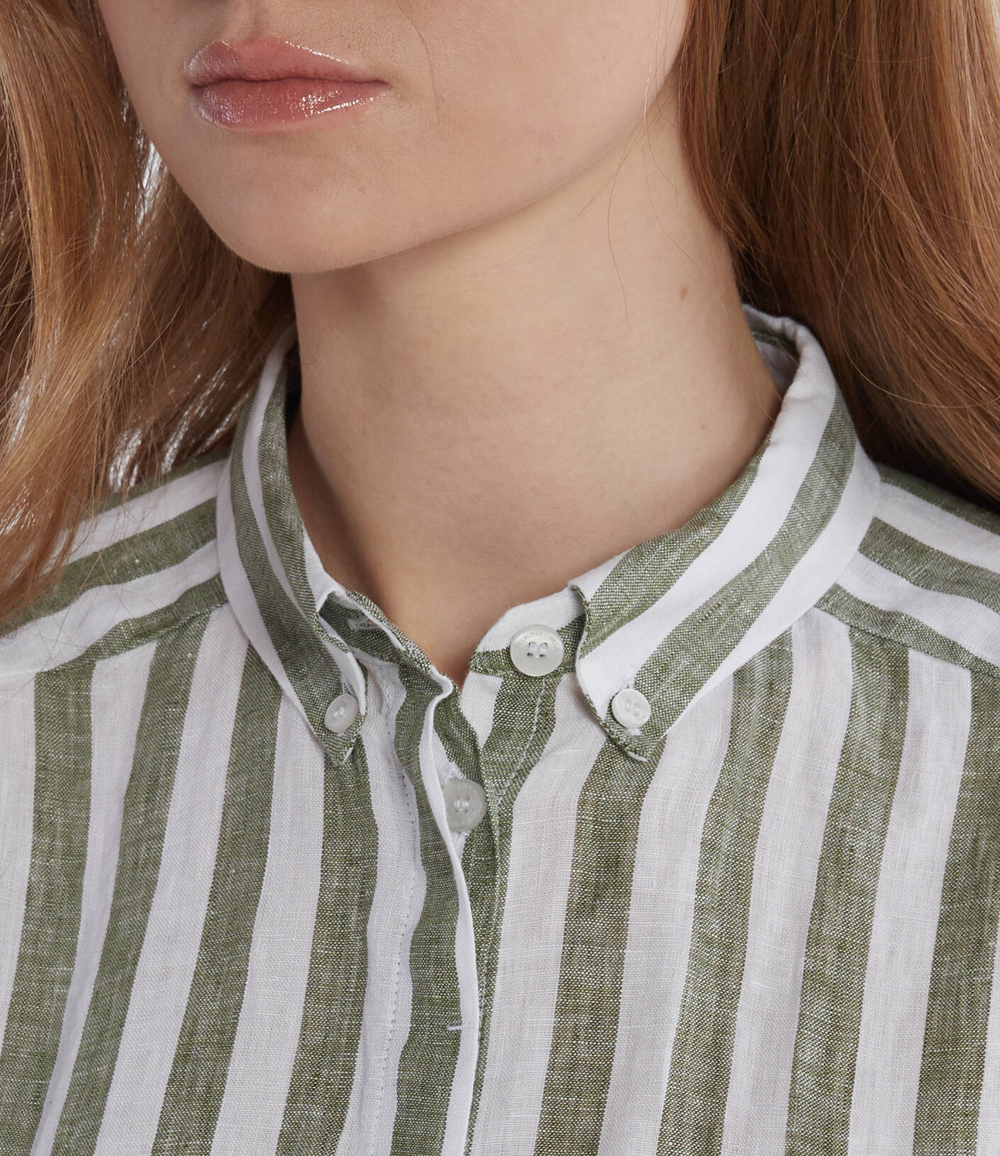 Льняная рубашка RIANI - зеленый(445640-4271)