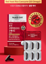 NUTRI D-DAY RED YEAST КОЭНЗИМ Q10+OMEGA3 (1,100MG X 30капс.)