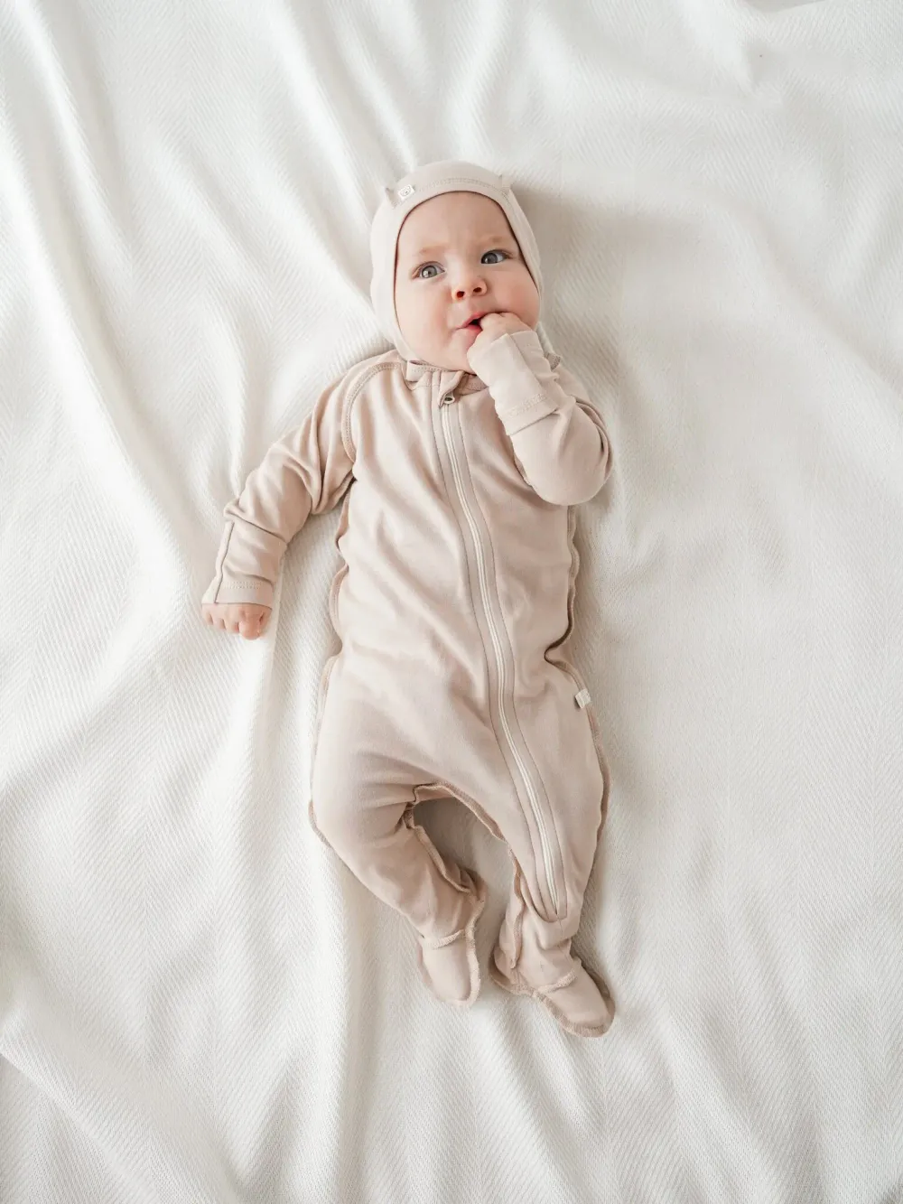 Слип с закрытой ножкой "Крем-брюле" 0+