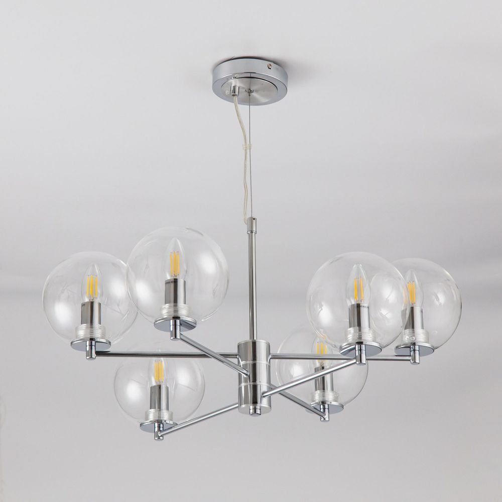 Citilux Галлен CL240161 Люстра подвесная Хром