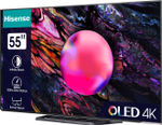 Телевизор OLED Hisense 55" 55A85K черный 4K Ultra HD 120Hz DVB-T DVB-T2 DVB-C DVB-S DVB-S2 USB WiFi Smart TV (RUS)