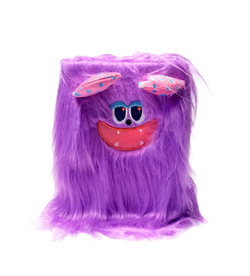 Пушистый блокнот "Монстрик" 22 см оптом