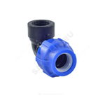 Отвод компрессионный ПЭ Дн 20х1/2"х90гр ВР Ру16 VALFEX 1210012320012