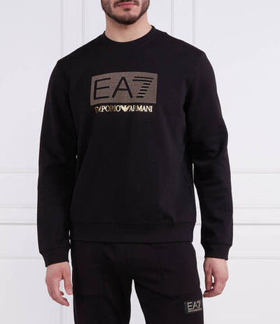 Худи EA7 - черный(3RUM09 PJARZ)