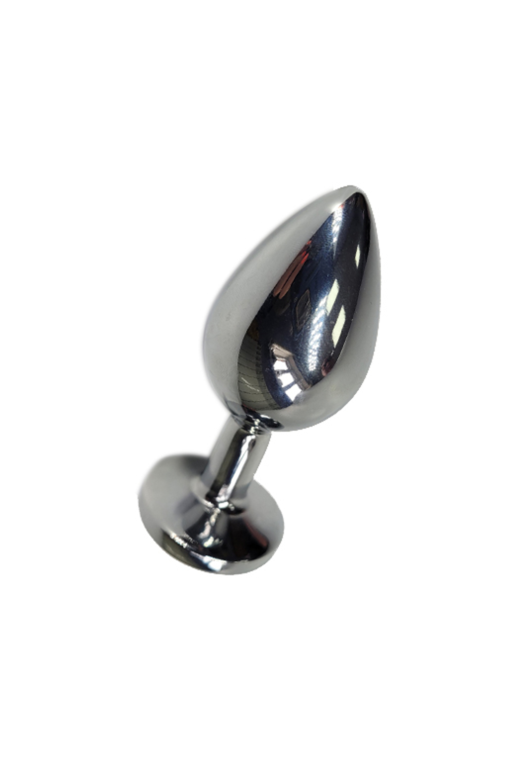 Kanikule - Анальная пробка из аллюминия c радужным кристаллом