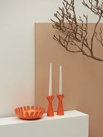 Блюдо laminaria, D22 см, апельсиновая цедра