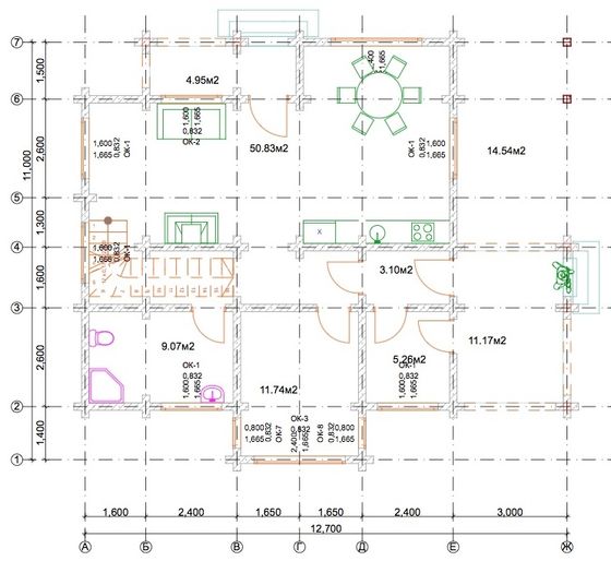 Проект двухэтажного дома &quot;Карелия&quot; 195 кв.м.