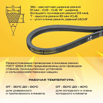 Ремень клиновой А860