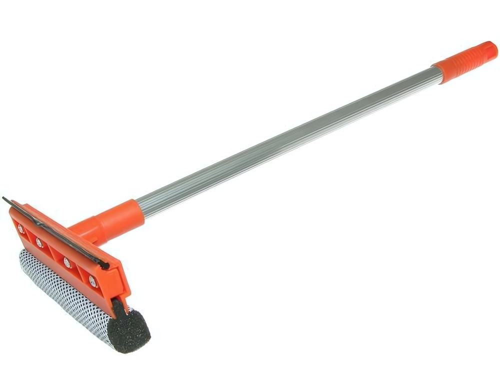 Окномойка "Умничка" 20см с алюминиевой ручкой 50см (в ассортименте)