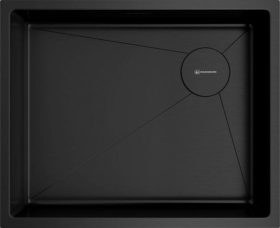 Кухонная мойка OMOIKIRI Taki 54-U/IF-GB Side SF нерж. сталь/графит (арт. 4997036)