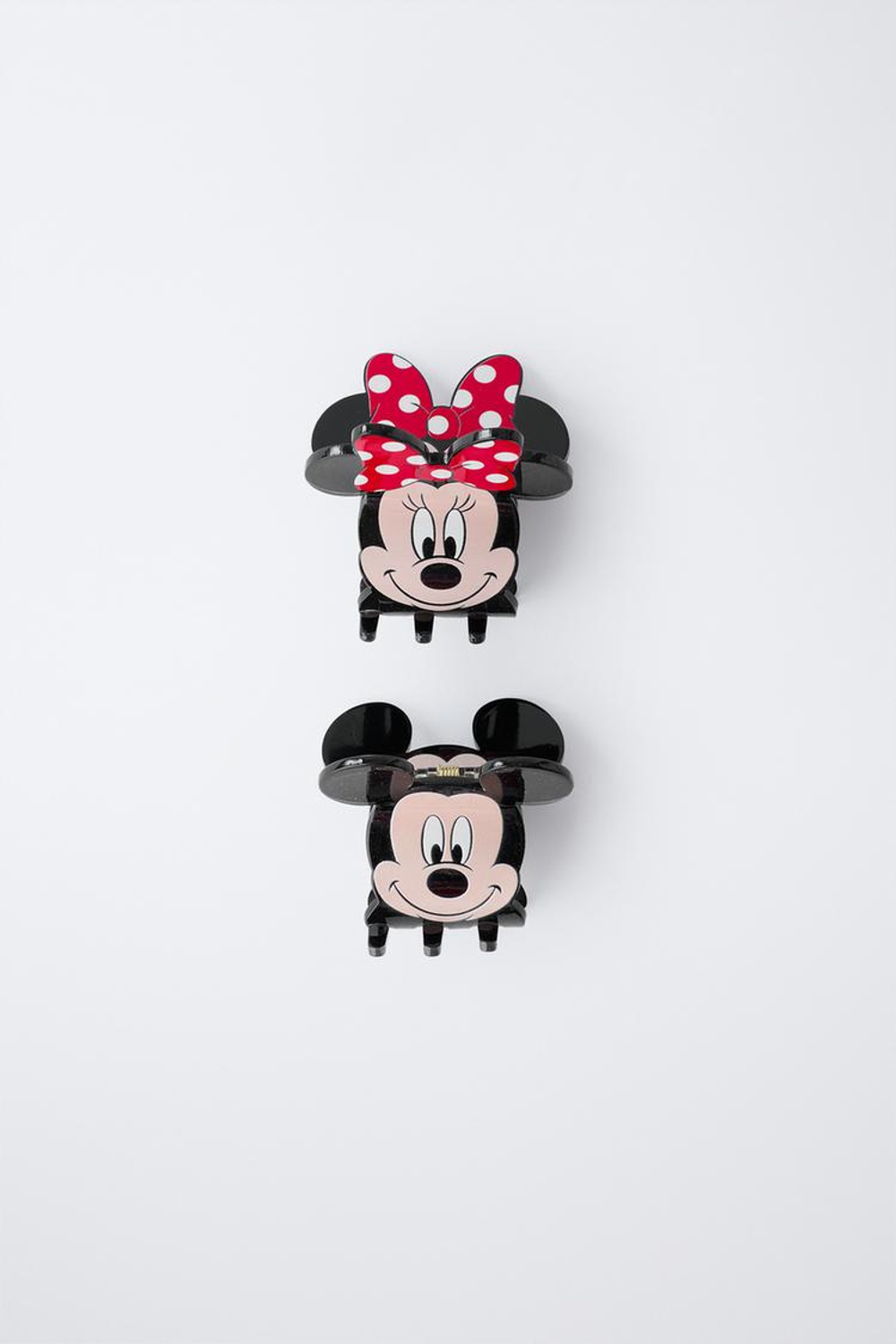 ZARA НАБОР ИЗ ДВУХ ЗАКОЛОК ДЛЯ ВОЛОС «МИККИ И МИННИ МАУС» ©DISNEY, КРАСНЫЙ