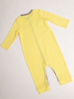 Комбинезон для новорожденного с длинным рукавом желтый