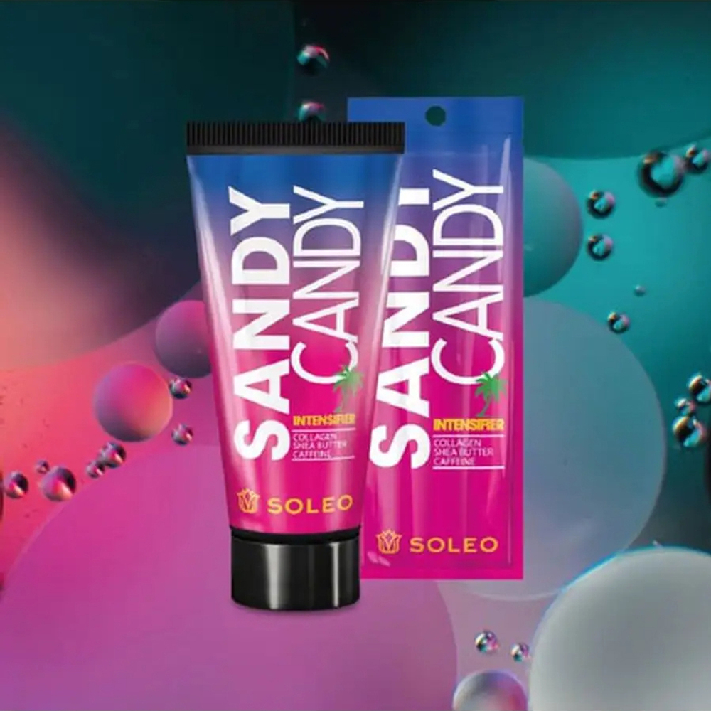 Soleo Sandy Candy - Интенсификатор загара с бронзатором серии с коллагеном, маслом Ши и кофеиином 150 мл