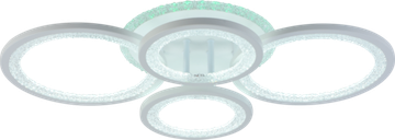 Светодиодная люстра 96W+7W 3000К-6000К RGB 8448/4 WHT белый Profit Light