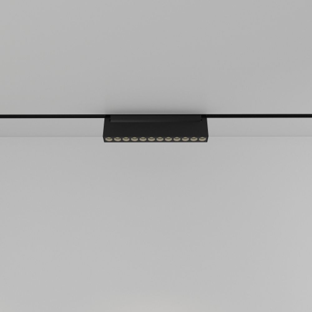 Магнитный трековый светильник ЭРА TRM20-4-22-12W4K BK светодиодный 12Вт 4000К черный для системы NOVA