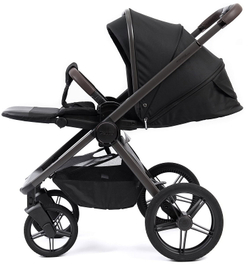 Детская коляска Peppy Monaco Thermo 3 в 1 с автокреслом First Black