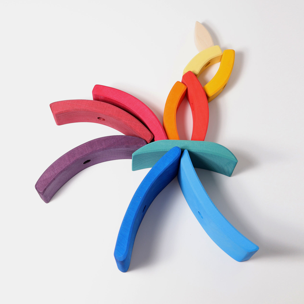 Деревянная пирамидка "Корабль", 11 деталей