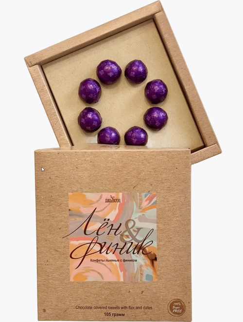Конфеты Лен с Фиником / 105 г / ТМ Дико Вкусно