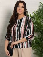 Блуза Люмия (разноцветная полоска) Б15329-3М LT Collection