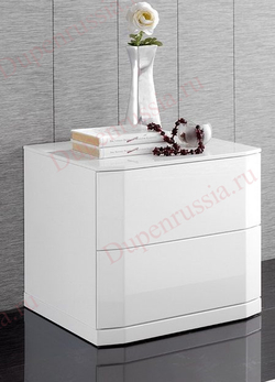 Тумба прикроватная DUPEN M-102 белая
