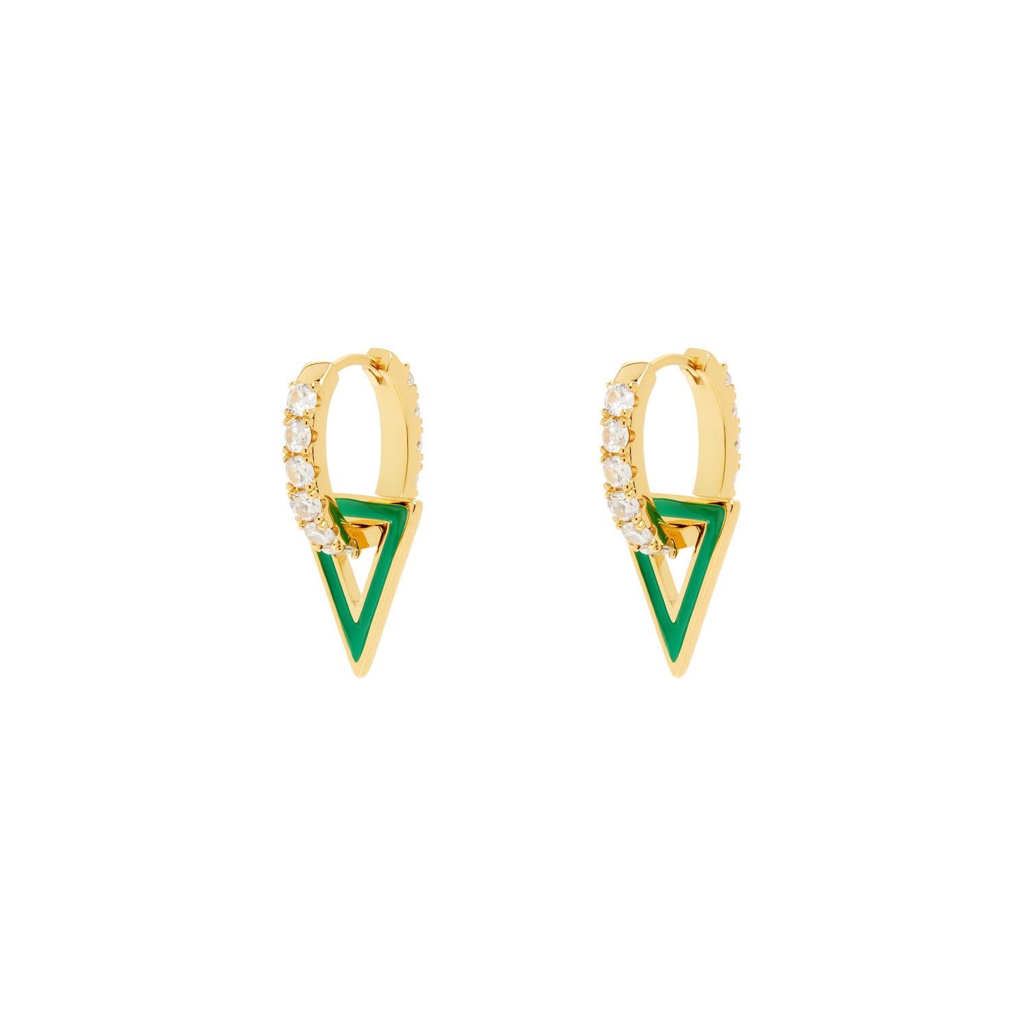 Серьги The Bermuda Earrings – Green