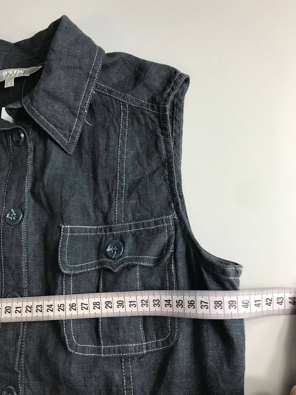 Блузка Ostin льняная, маркировка S, визуально на 44 размер