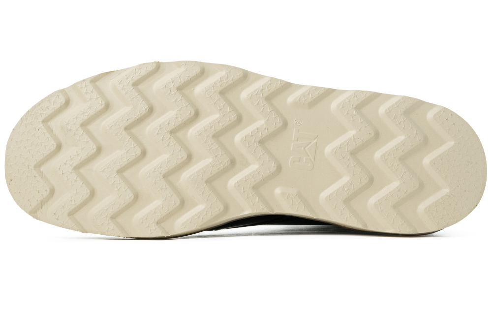 CAT Chronicle Top Grain Cow Leather Ankle Length Combat Boots Men"s Black