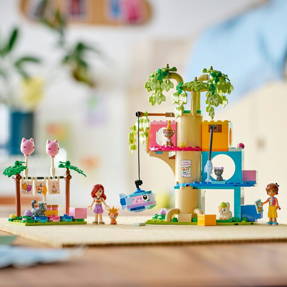 Конструктор LEGO Friends 42666 Кошачья вечеринка на день рождения и домик на дереве — фото 10