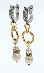 91001107 Серьги SELENA PEARLS