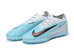 Шиповки Nike Phantom GX Elite TF (Белый+голубой)