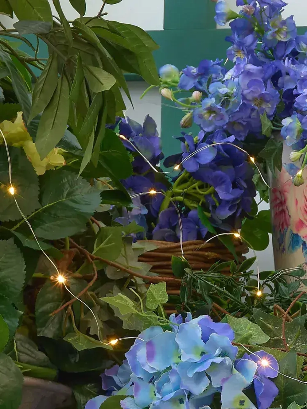 Садовая гирлянда на солнечной батарее, с аккумулятором. Роса. Теплый белый свет, два режима свечения. Уличная IP44. USL-S-128/PT30000 WARMWHITE DEW TM Uniel