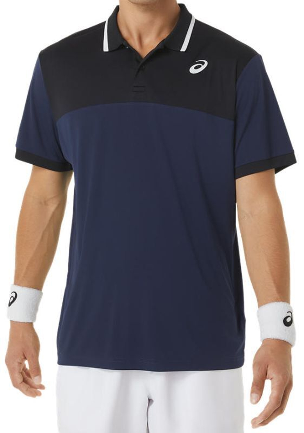 Мужское теннисное поло Asics Court Polo Shirt - небесный