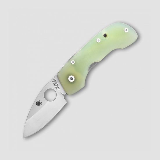 Складной нож Spyderco Leaf Storm C128GP c клинком из стали CPM-S30V, рукоять G10