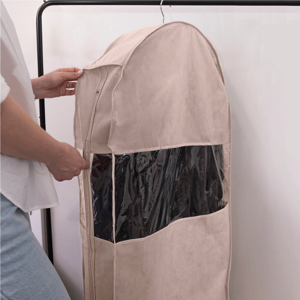 Чехол для шуб 100х60х18. Антимолевый