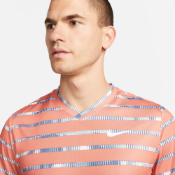 Мужское теннисное поло Nike Court Dri-Fit Victory Men - Apricot, Blue