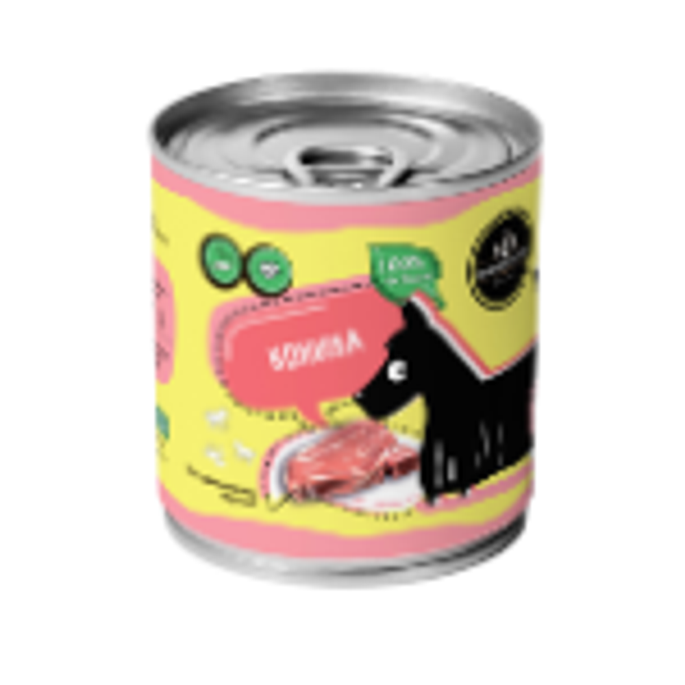 Влажный корм консервы для собак конина Секрет (Secret) 0,85кг.12 шт