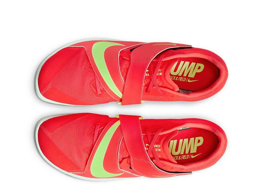 Шиповки беговые Nike Zoom Rival Jump Красный лайм